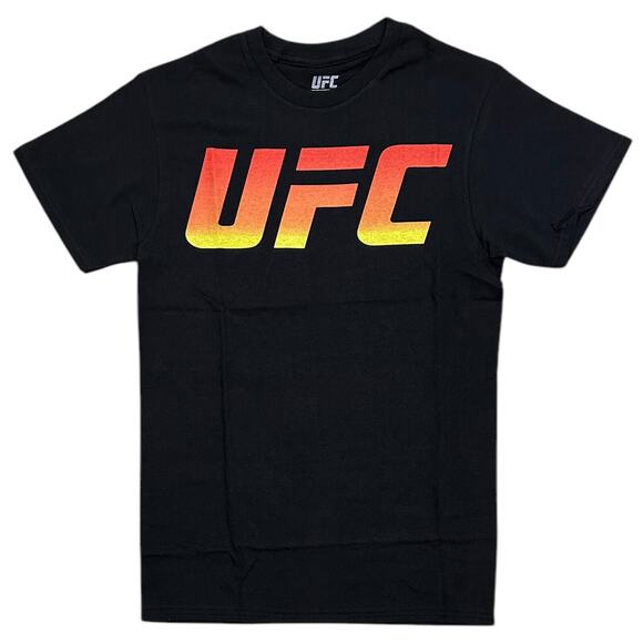 UFC Ultimate Fighting Championship Men T-Shirt Gradient Logo Authentic Merch Tee - Picture 1 of 2